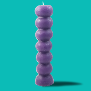 purple 7 knob hoodoo spiritual image candle